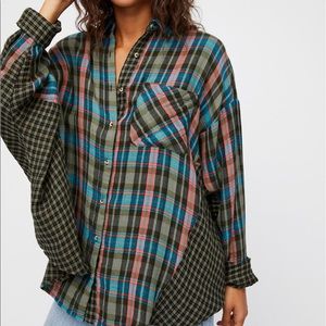 Free People One Of The Guys Button Down